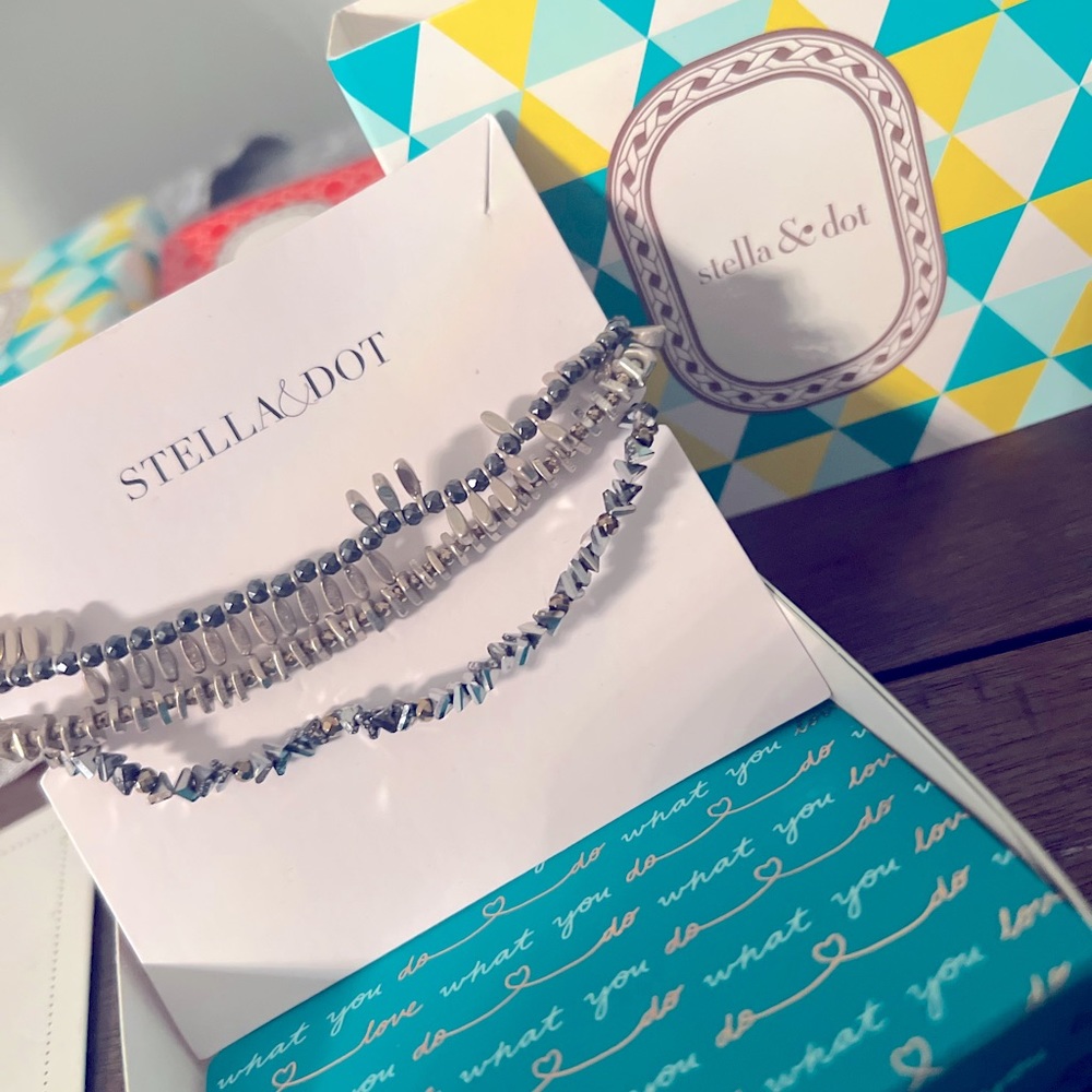 Stella and dot renegade stretch bracelet set